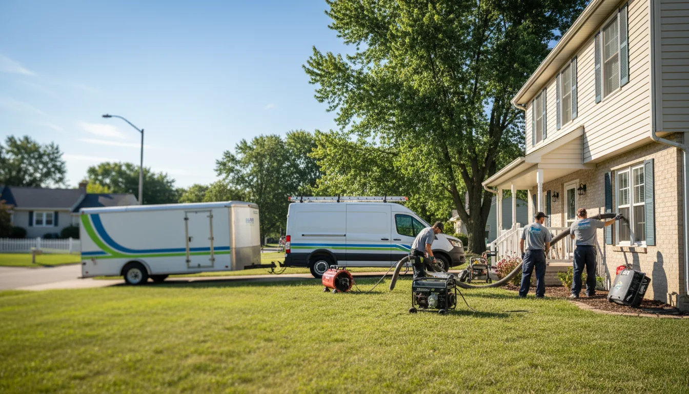 Flooded Basement Restoration And Cleanup With Repair in Britton, MI near me